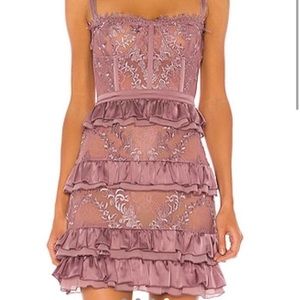 V Chapman peony dress purple lace dress size 6
